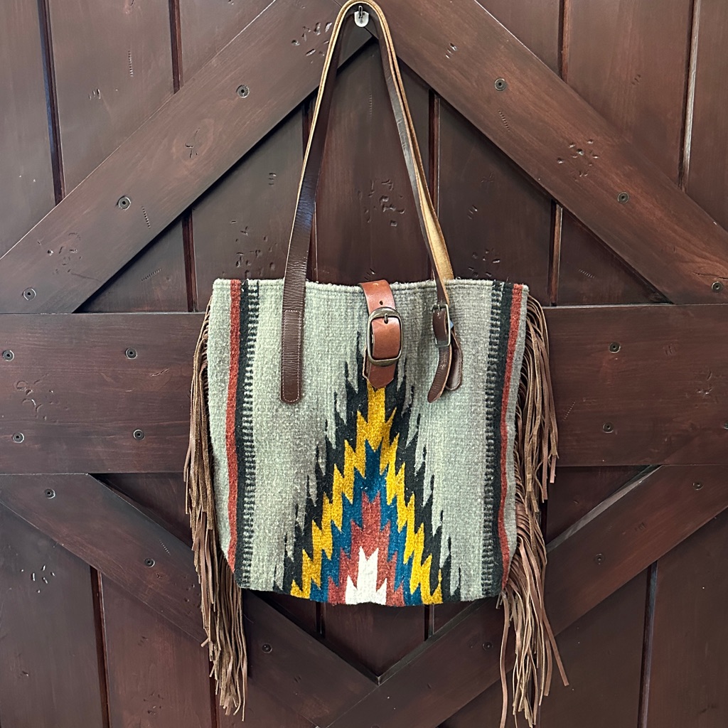 Bohemian Fringe Tote Bag - Multicolor